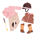 Riding in Style Equestrian Outfit for 18-inch Dolls