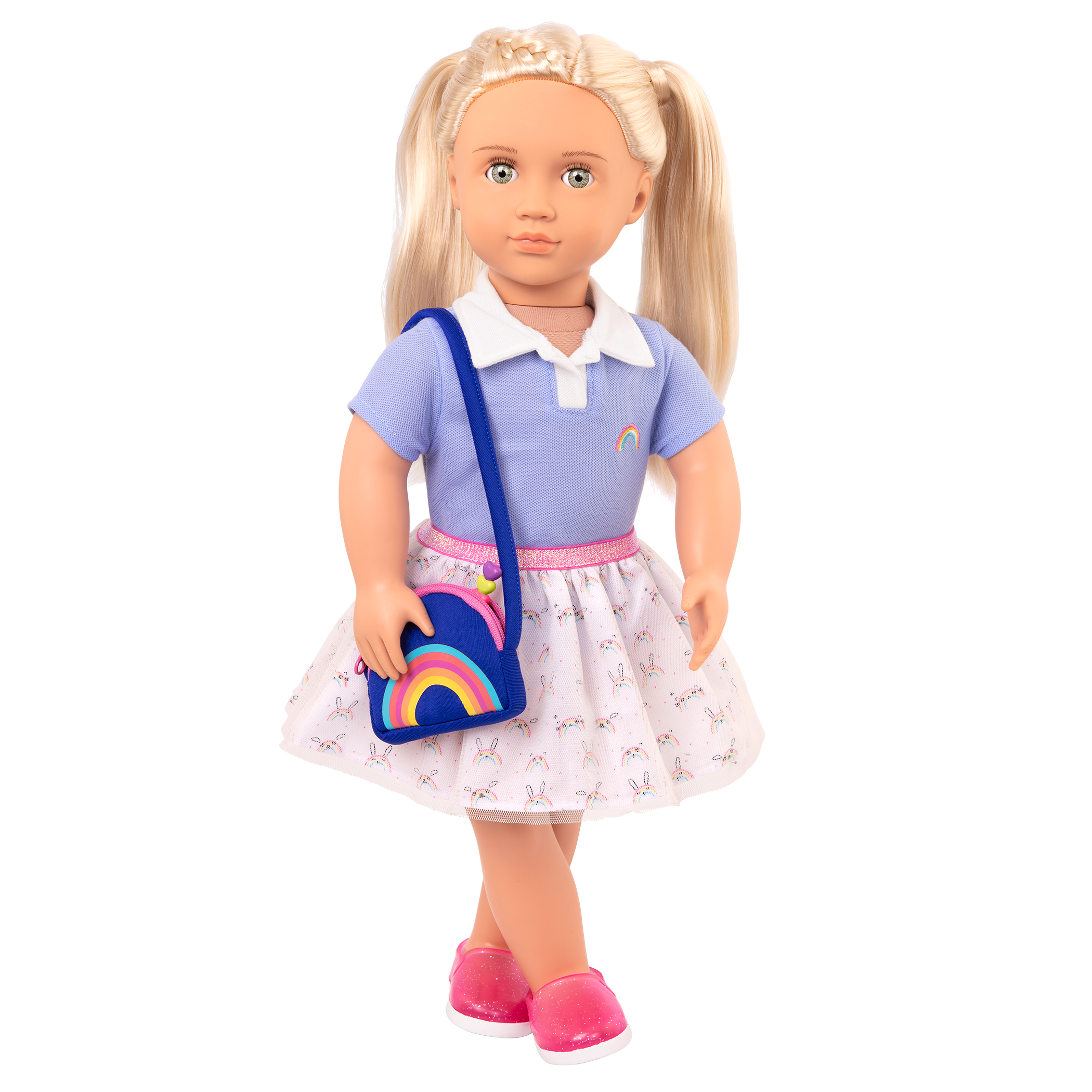 Rainbow Academy School Outfit Purse for 18-inch Dolls