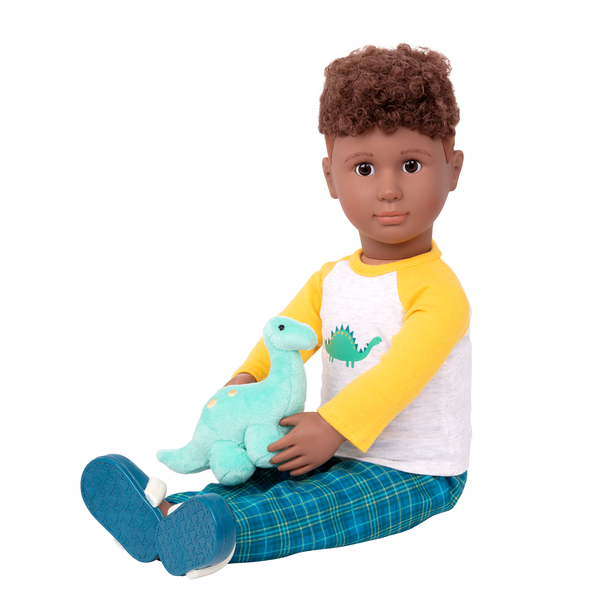 Dino-Snores Pajama Outfit Dinosaur Stuffed Animal for 18-inch Dolls