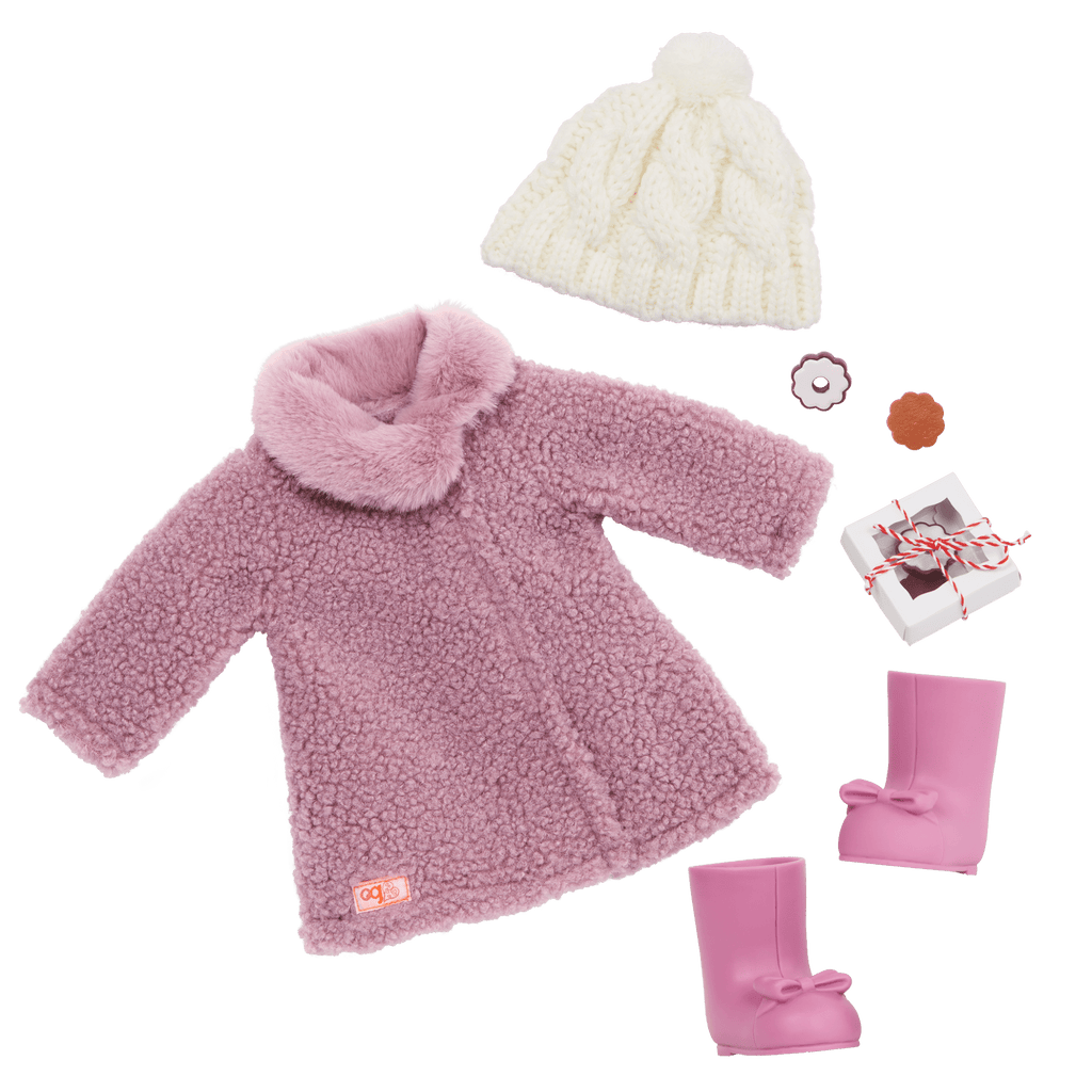 Our Generation Wonderfully Warm Coat Outfit for 18-inch Dolls
