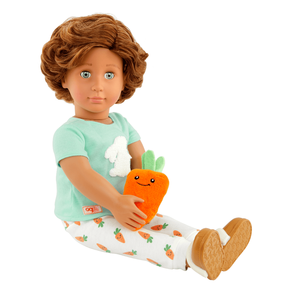 Our Generation Bedtime Bunny Pajama Outfit for 18-inch Boy Dolls