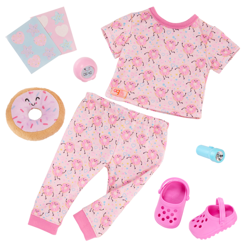 Our Generation Dreaming of Donuts Pajama Outfit for 18 inch Doll