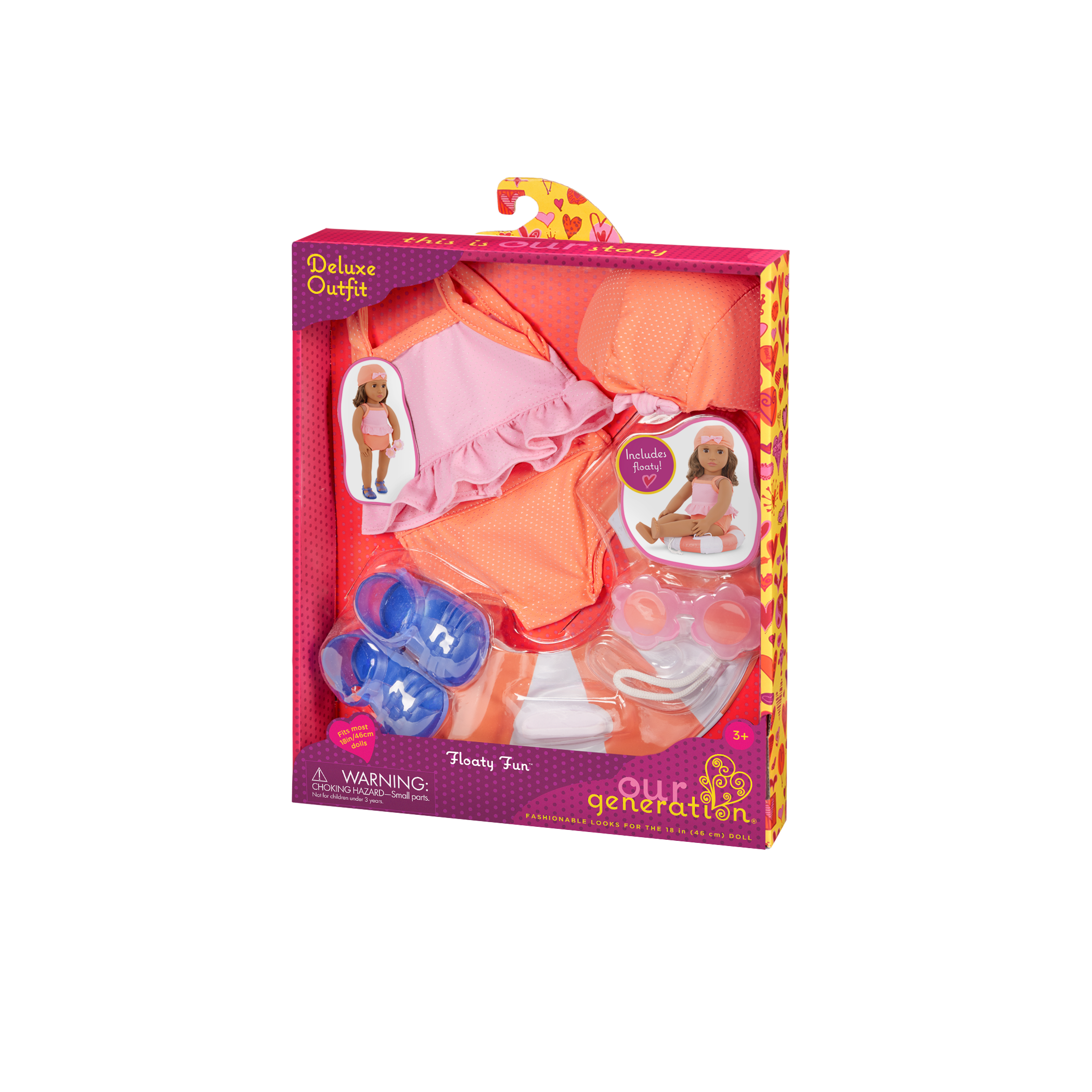 Our Generation Deluxe Outfit Floaty Fun for 18-inch Dolls