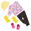 Our Generation Colors of Fun Outfit for 18-inch Dolls