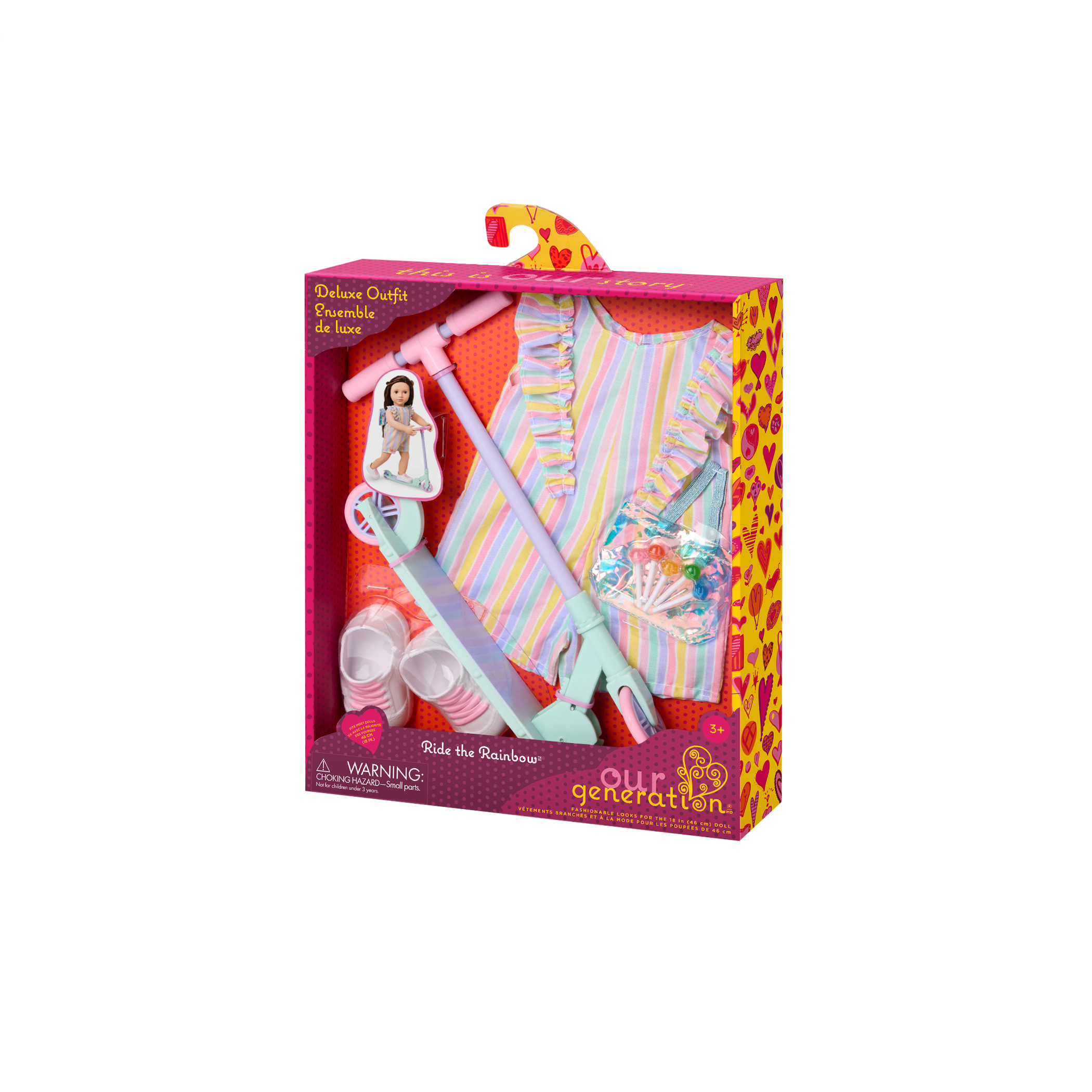 Our Generation Ride the Rainbow Outfit for 18-inch Dolls