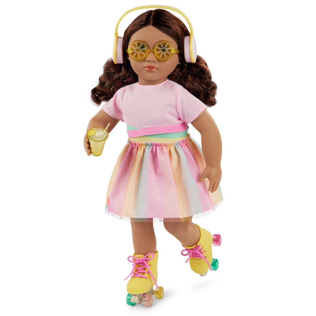 Our Generation Rollerblades & Lemonade Outfit for 18-inch Dolls