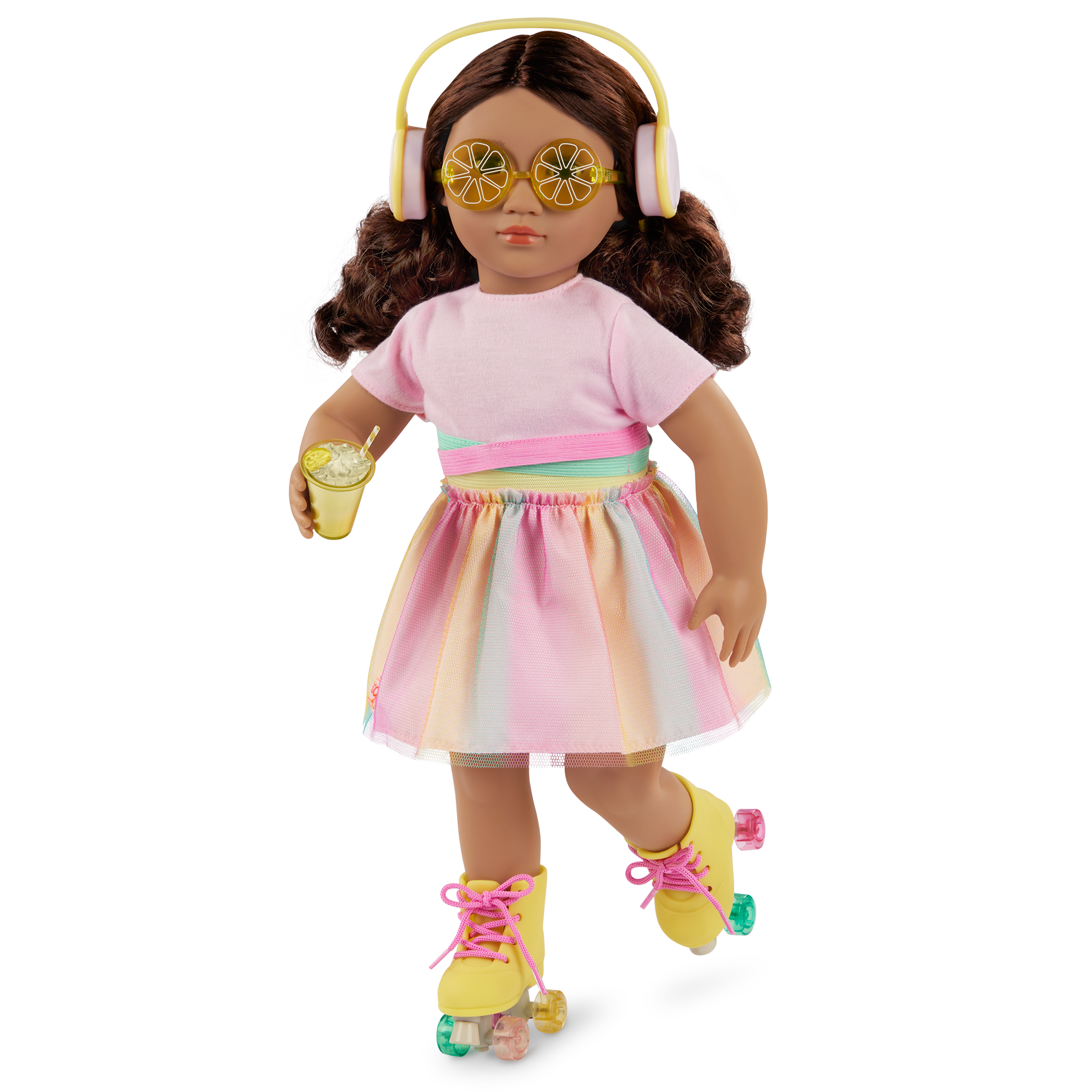 Our Generation Rollerblades & Lemonade Outfit for 18-inch Dolls