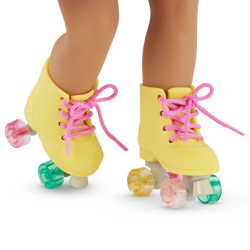Our Generation Rollerblades & Lemonade Outfit for 18-inch Dolls