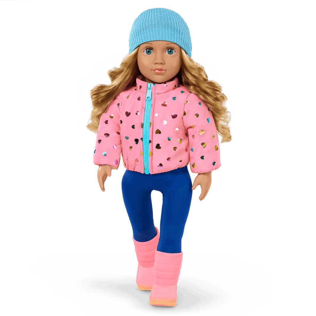 Our Generation Snowflake Surprise Outdoor Outfit for 18-inch Dolls