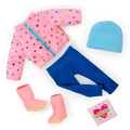 Our Generation Snowflake Surprise Outdoor Outfit for 18-inch Dolls