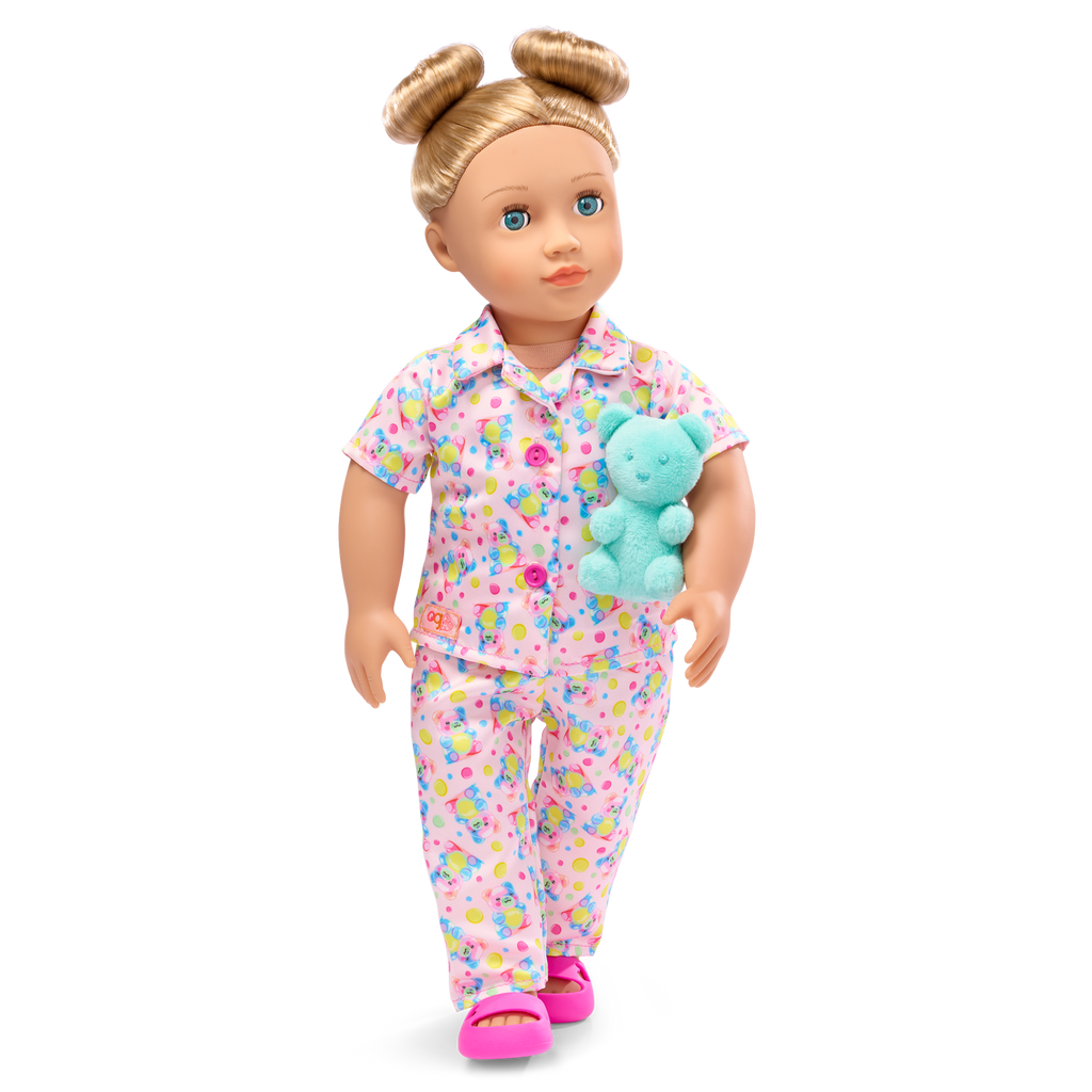 Our Generation Snuggly Bears Surprise Pajama Outfit for 18-inch Dolls
