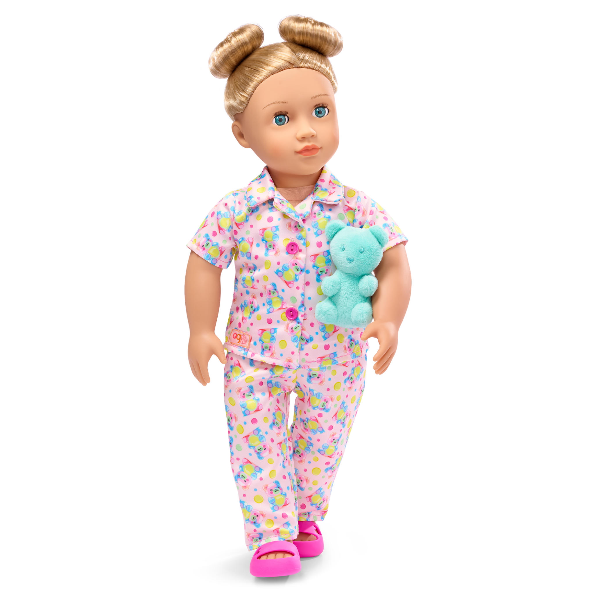 Our Generation Snuggly Bears Surprise Pajama Outfit for 18-inch Dolls