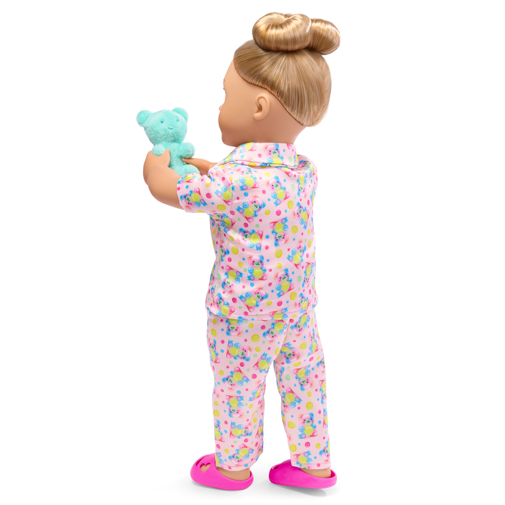 Our Generation Snuggly Bears Surprise Pajama Outfit for 18-inch Dolls