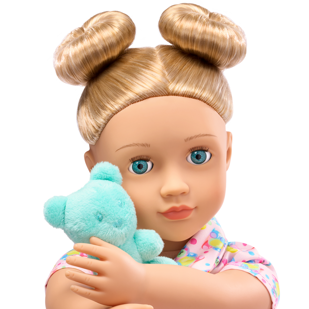 Our Generation Snuggly Bears Surprise Pajama Outfit for 18-inch Dolls