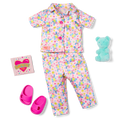 Our Generation Snuggly Bears Surprise Pajama Outfit for 18-inch Dolls