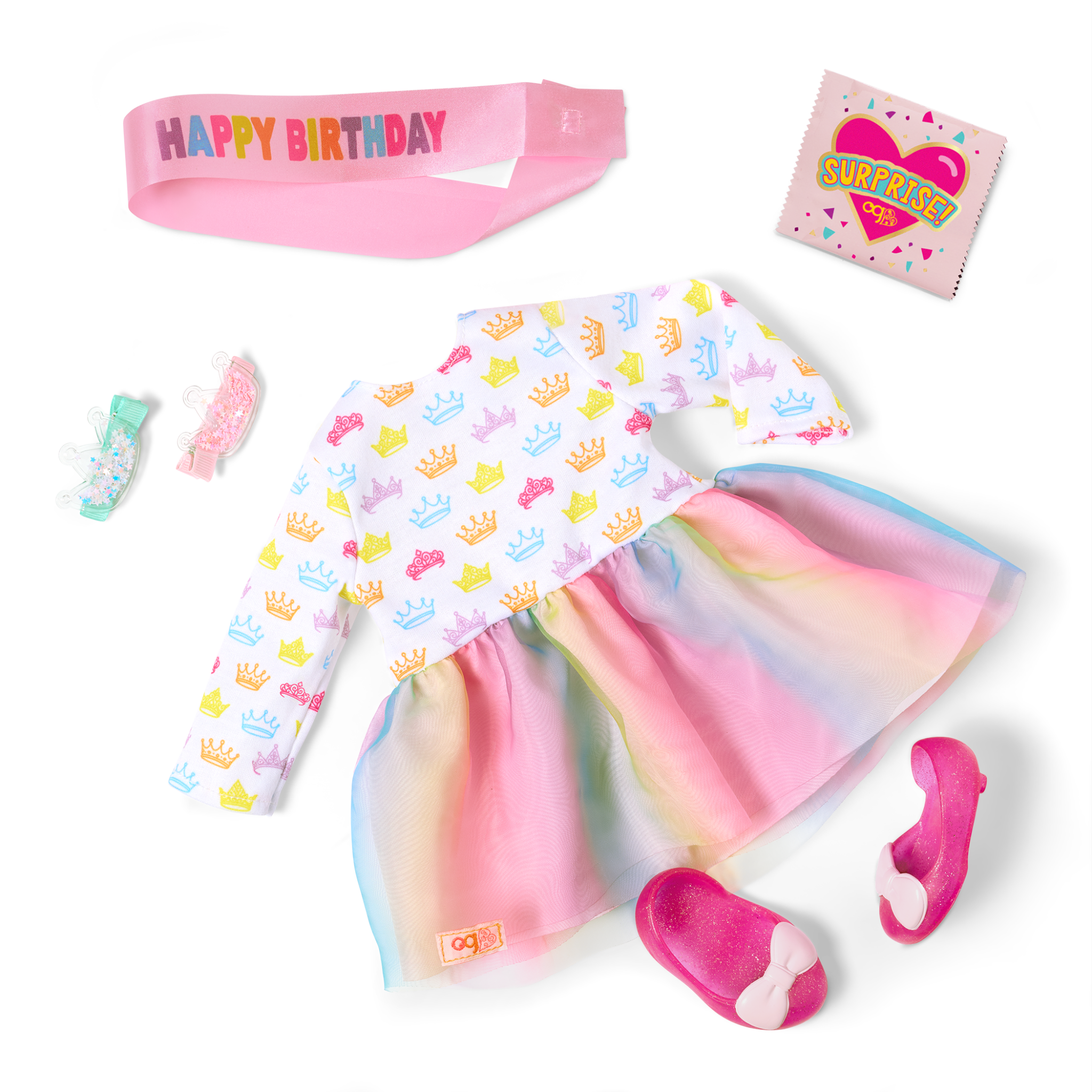 Our Generation Sash & Sparkle Party Outfit for 18-inch Dolls