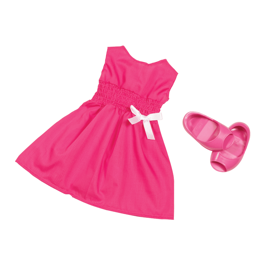 18-inch equestrian doll with blonde hair, blue eyes, lemonade accessories and storybook