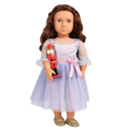 Our Generation 18-inch Ballerina Doll Clara & Nutcracker Accessory