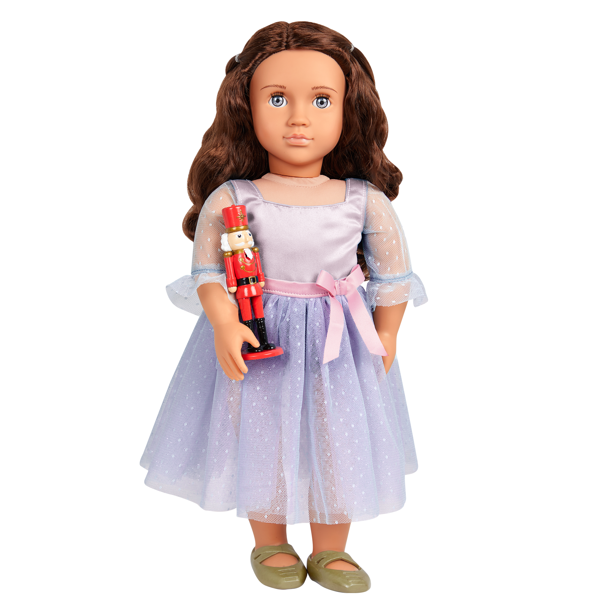 Our Generation 18-inch Ballerina Doll Clara & Nutcracker Accessory