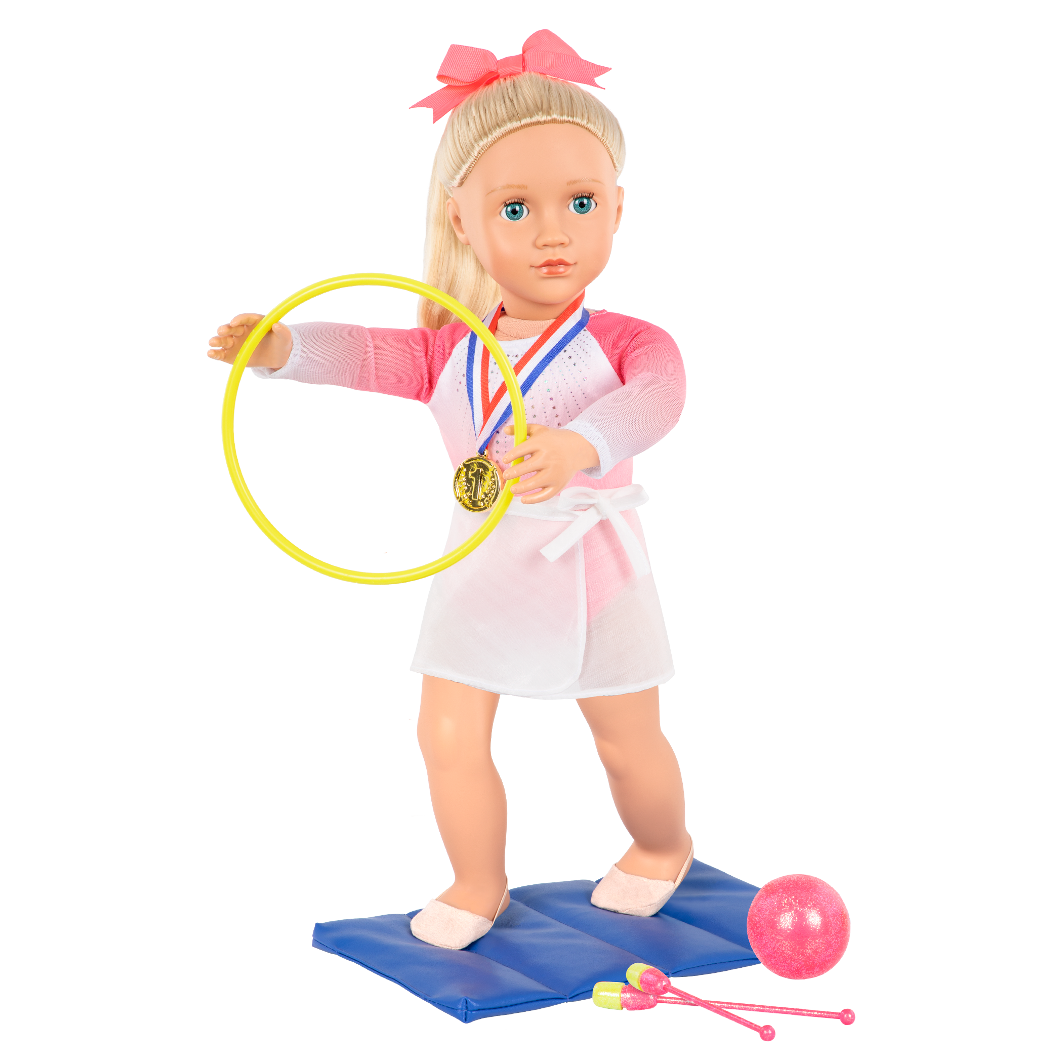 Posable 18-inch Rhythmic Gymnastics Doll Diane