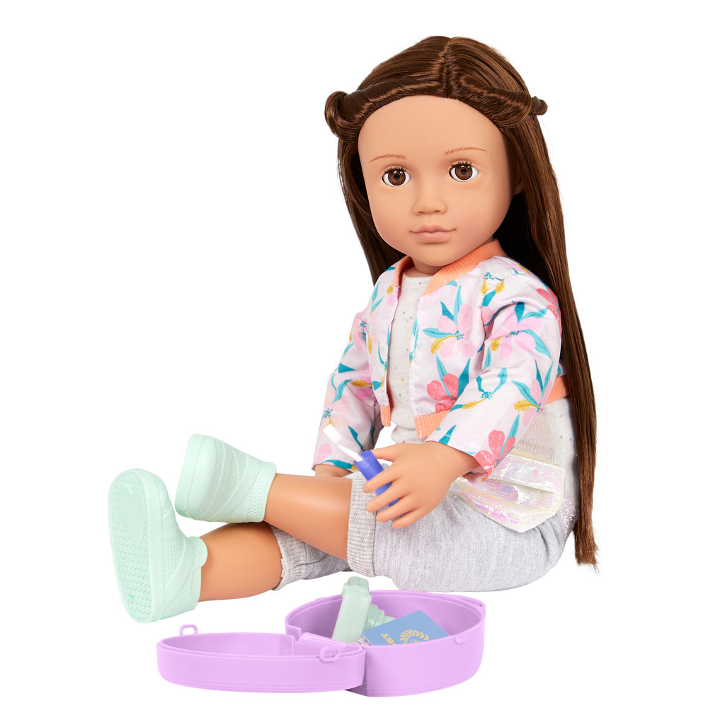 Our Generation Posable 18-inch Doll Reese & Storybook