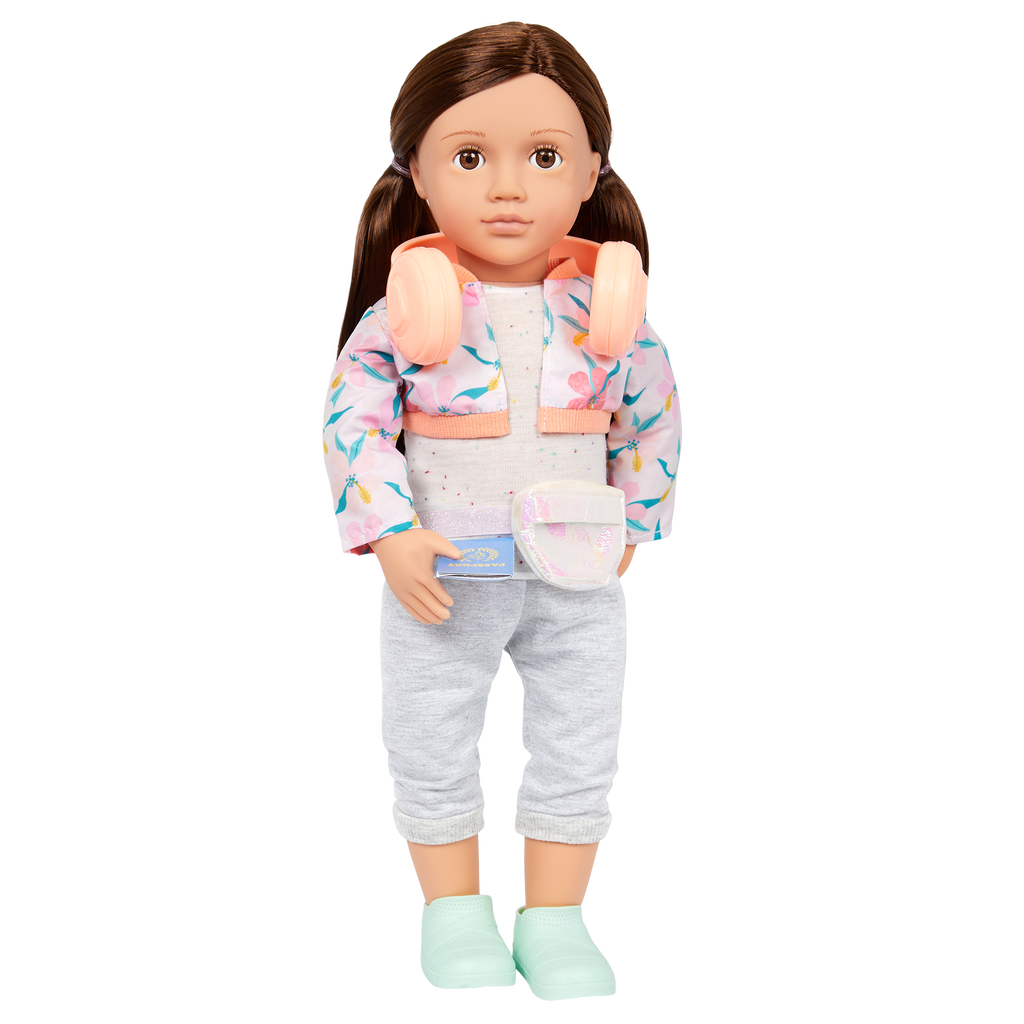 Our Generation Posable 18-inch Doll Reese & Storybook