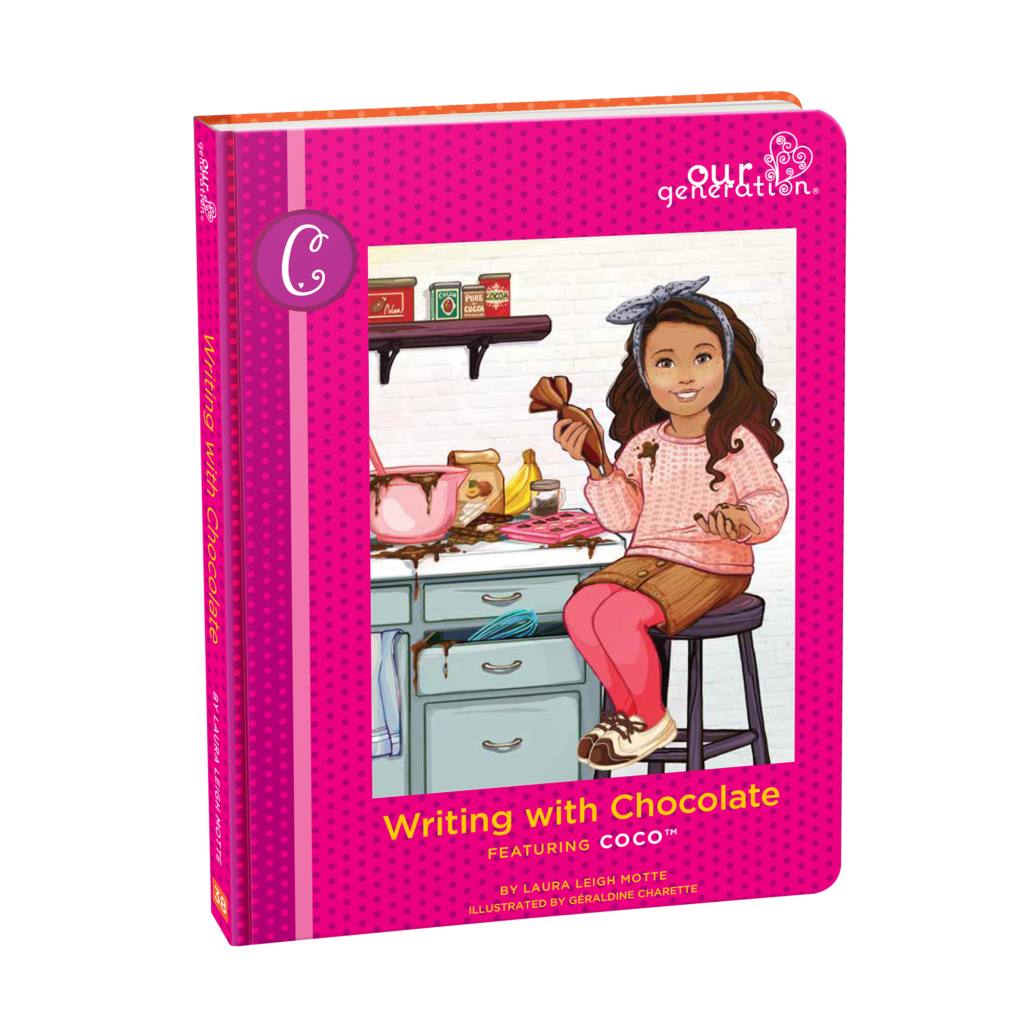 Our Generation Posable 18-inch Baker Doll Coco & Storybook
