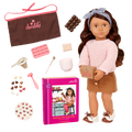 Our Generation Posable 18-inch Baker Doll Coco & Storybook