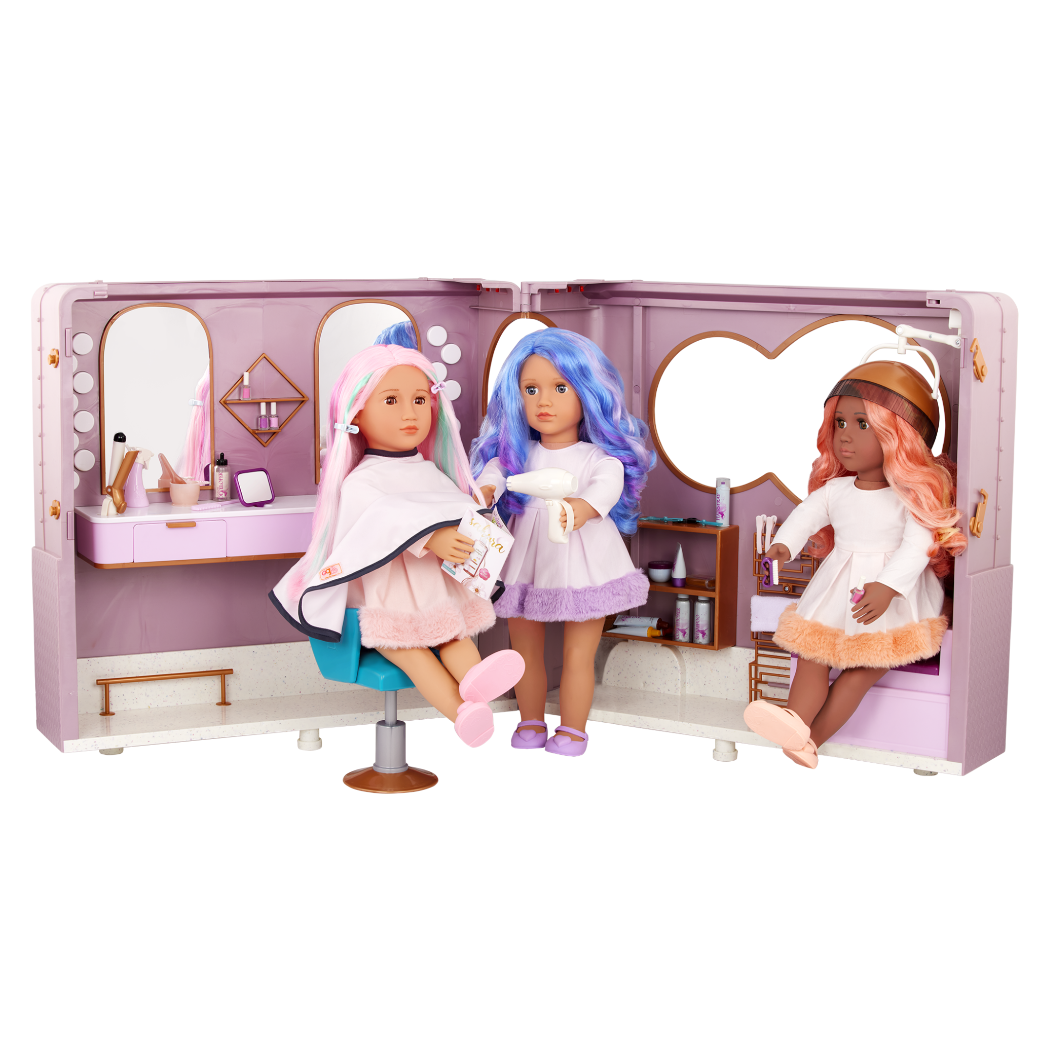 Our Generation 18-inch Multicolored Hair Doll Rosa