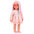 Our Generation 18-inch Multicolored Hair Doll Rosa