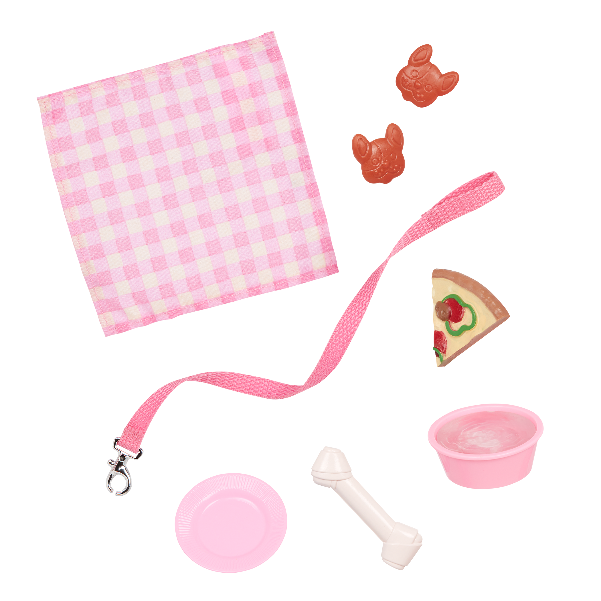 Our Generation 18-inch Doll Jin & Pet Dog Plush Charm