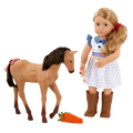 Our Generation 18-inch Equestrian Doll Shelley & Foal