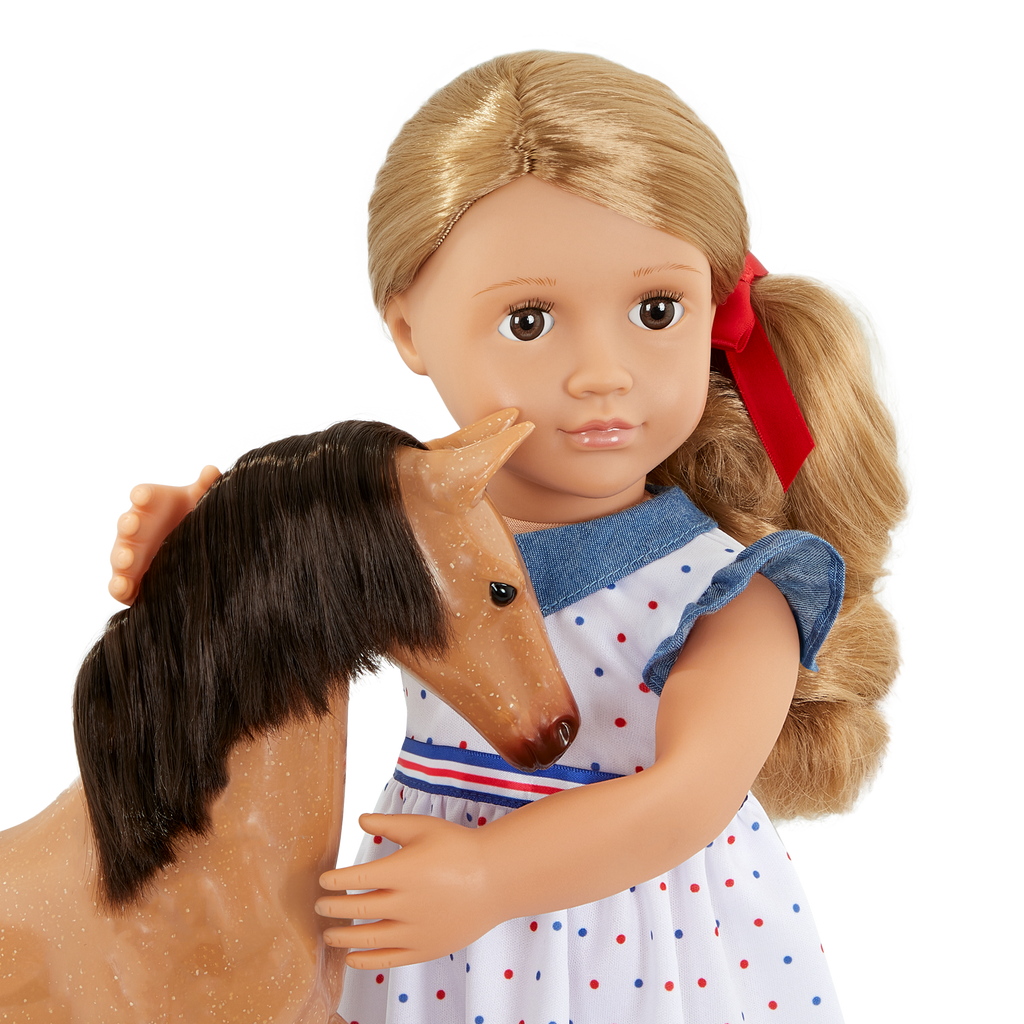 Our Generation 18-inch Equestrian Doll Shelley & Foal