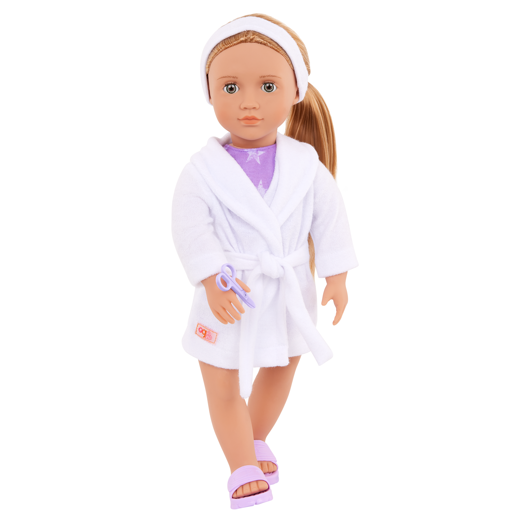 Our Generation 18-inch Spa Day Doll Serafina & Storybook