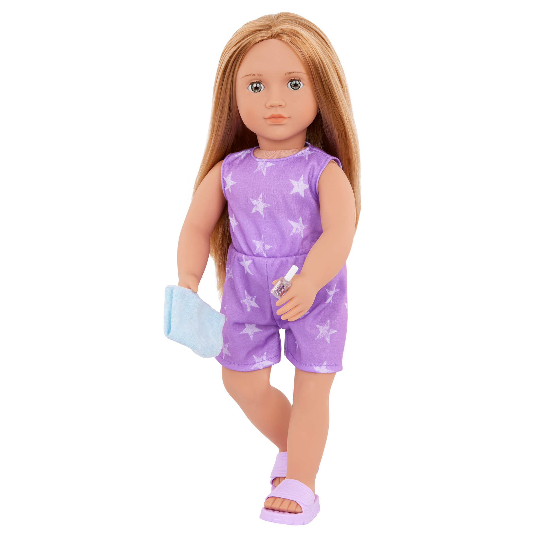 Our Generation 18-inch Spa Day Doll Serafina & Storybook