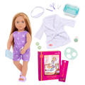 Our Generation 18-inch Spa Day Doll Serafina & Storybook