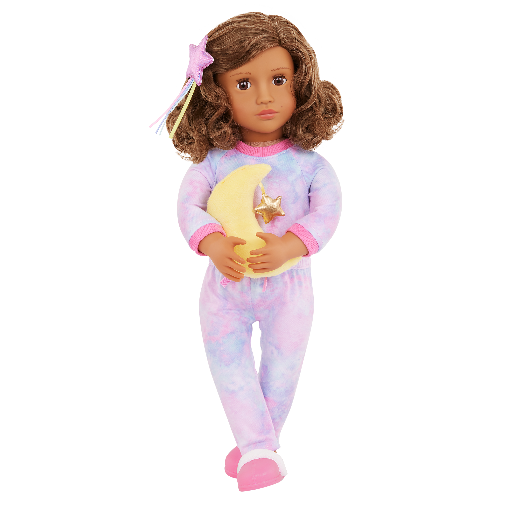 Our Generation 18-inch Slumber Party Doll Luna & Storybook