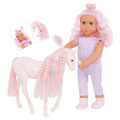 Our Generation Doll & Horse Foal Set Elara & Lumina