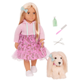 Our Generation Doll & Pet Set Hattie & Puppy Bella