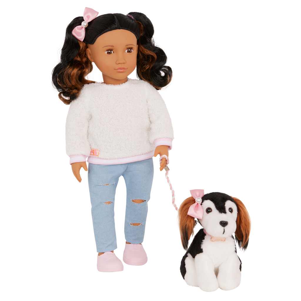 Our Generation Doll & Pet Set Nastassia & Puppy Angel