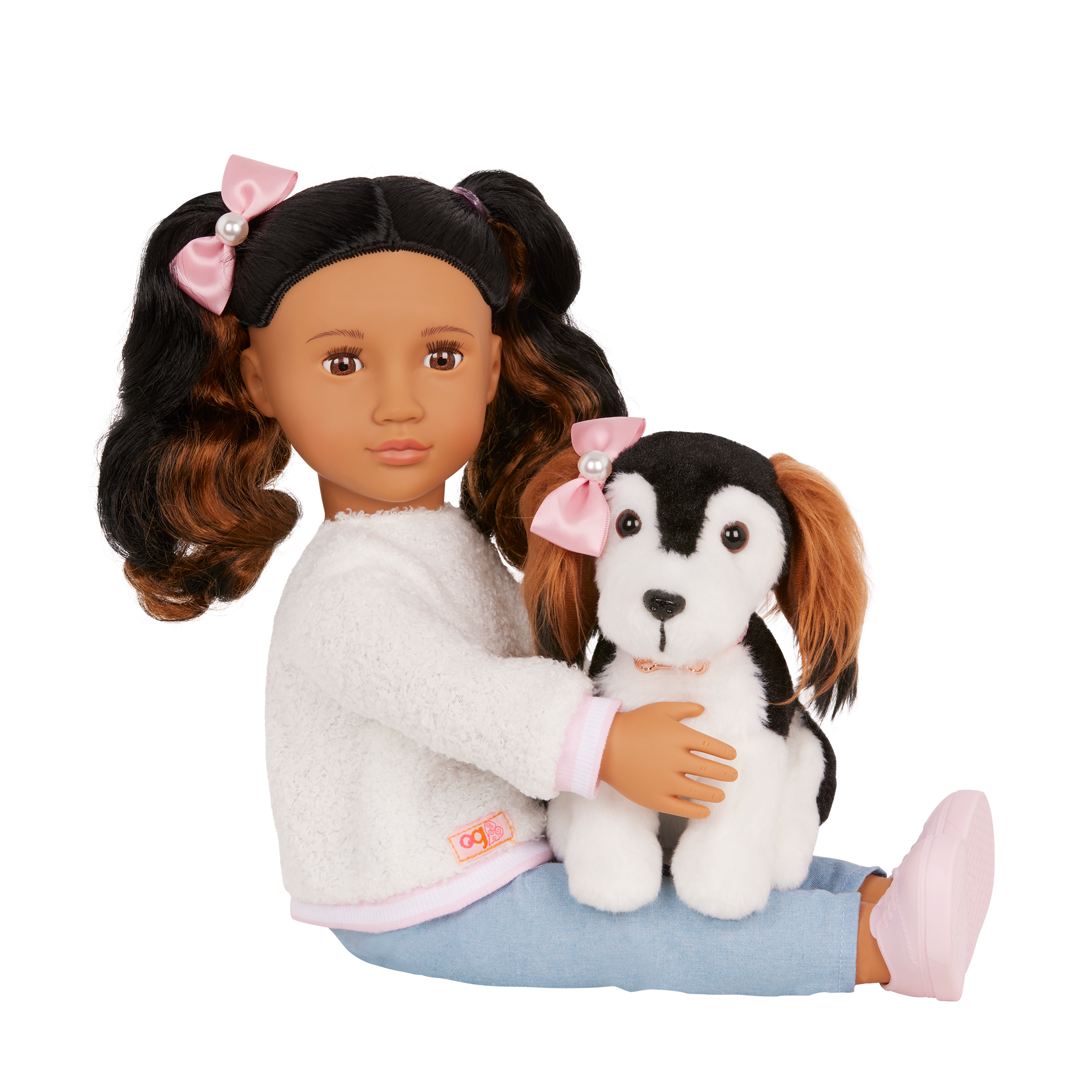 Our Generation Doll & Pet Set Nastassia & Puppy Angel