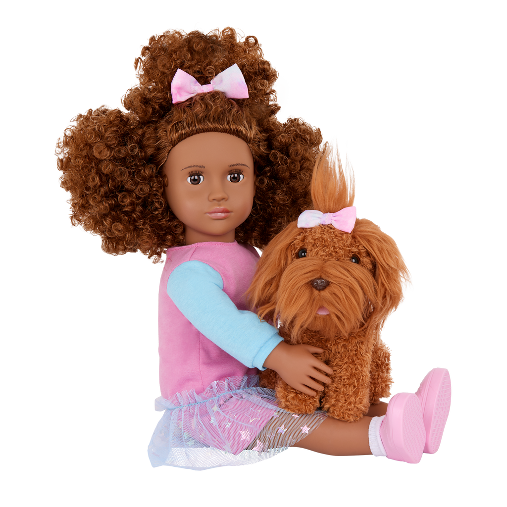 Our Generation Doll & Pet Set Safie & Puppy Ginger