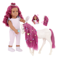 Our Generation Doll & Horse Foal Set Estra & Delta