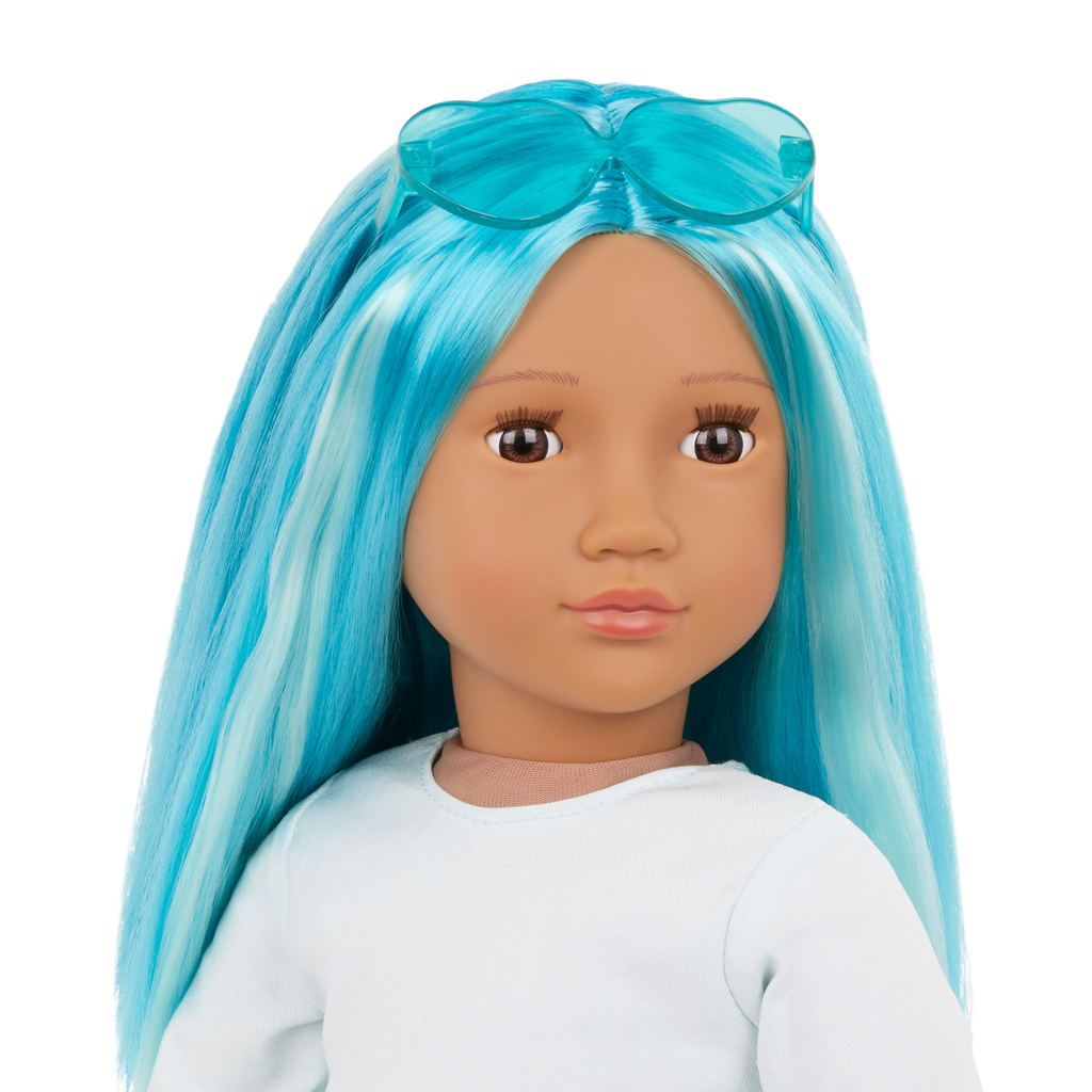 Our Generation 18-inch Multicolored Hair Doll Capri