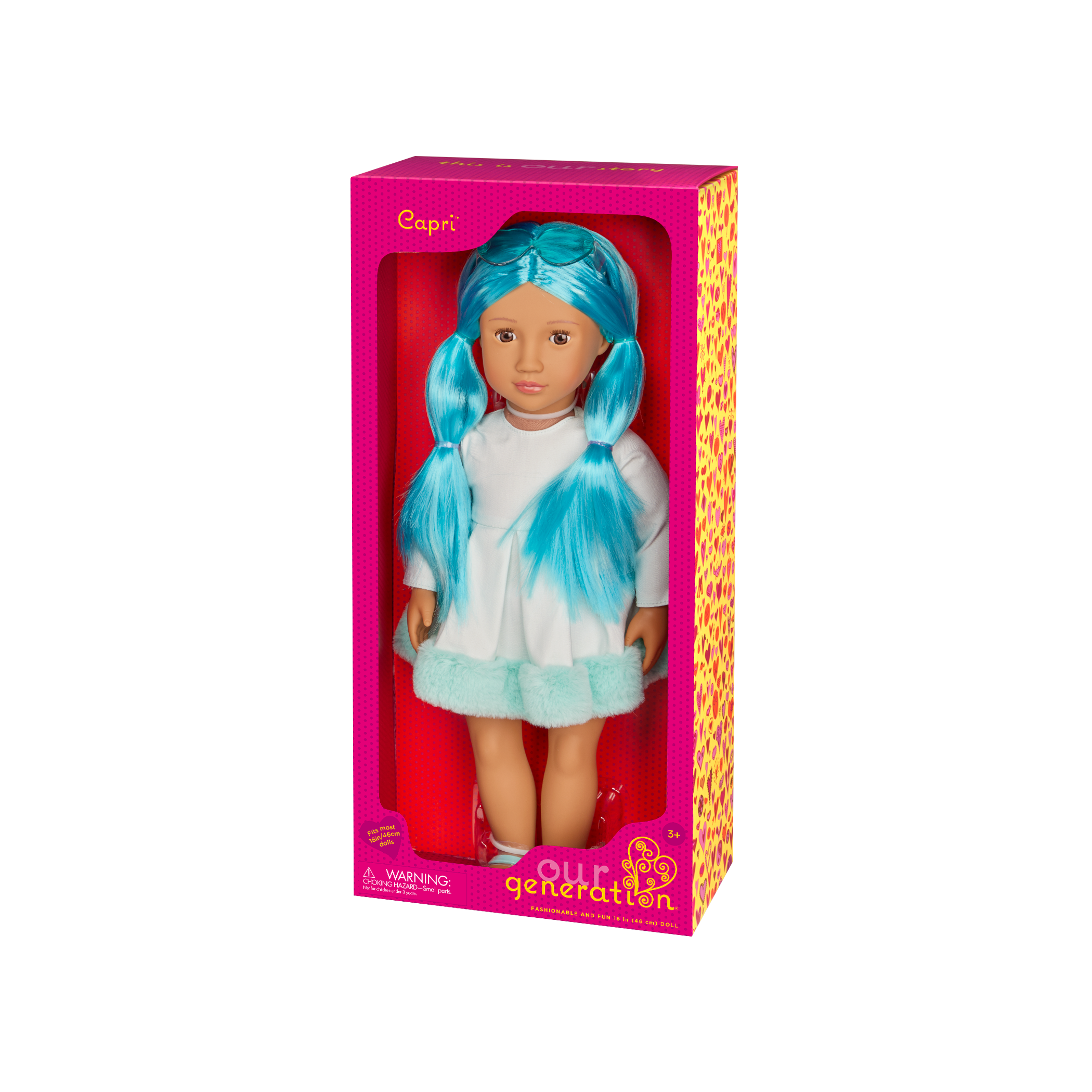 Our Generation 18-inch Multicolored Hair Doll Capri