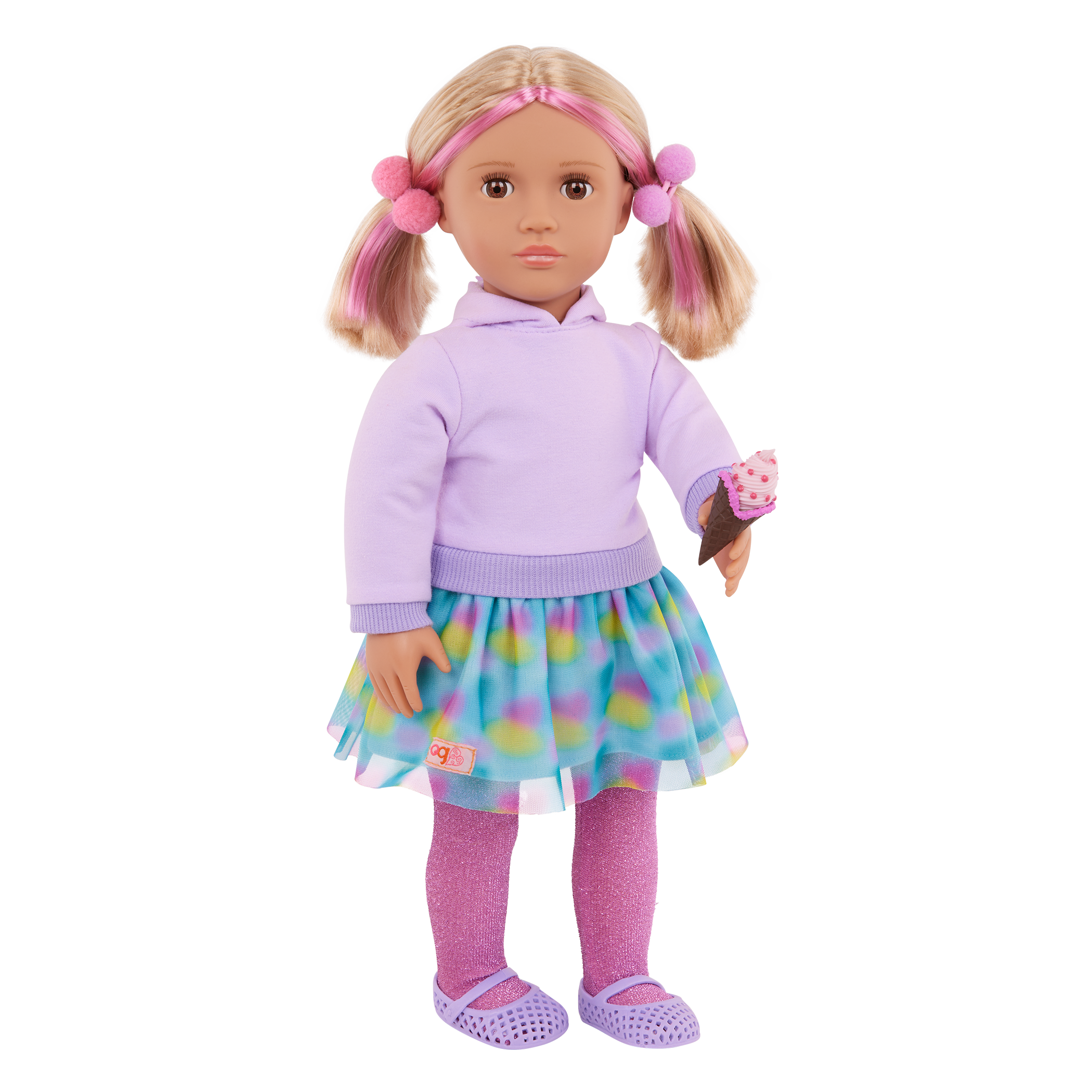 Our Generation 18-inch Doll Andy and Ice Cream Accessories