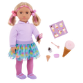 Our Generation 18-inch Doll Andy and Ice Cream Accessories