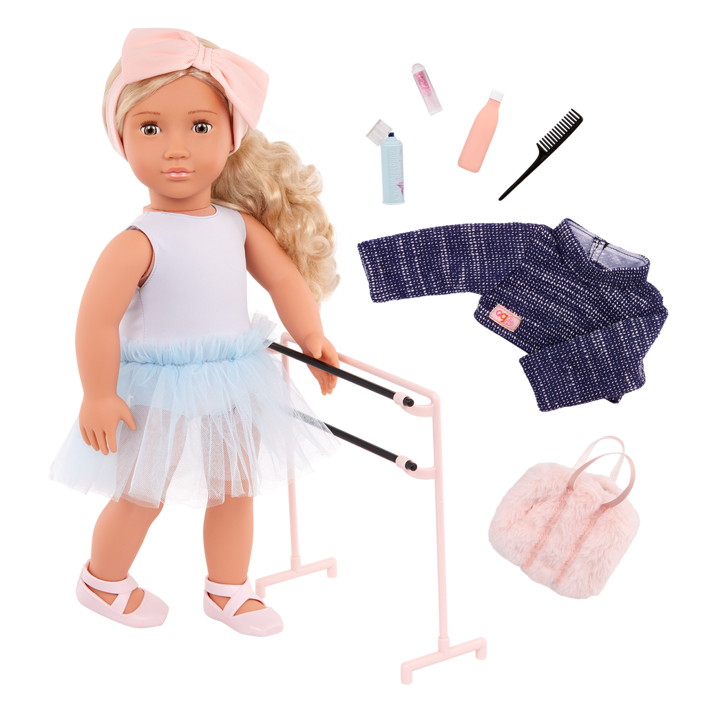 Our Generation 18-inch Doll Prima with ballet outfit and accessories