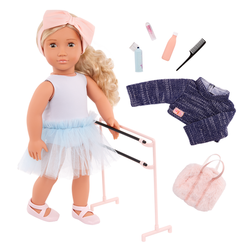 Our Generation 18-inch Doll Prima with ballet outfit and accessories