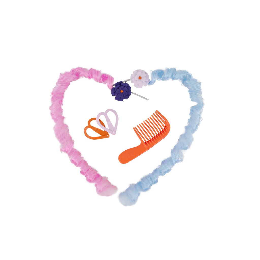 Our Generation Hair Play 18-inch Doll Patti with Hair Accessories and a booklet of hair styles